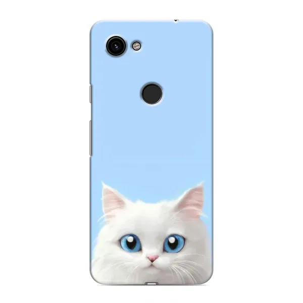 Чехол с рисунком «Белый кот» для Google Pixel 3 XL Чехол с рисунком «Белый кот» для Google Pixel 3 XL
