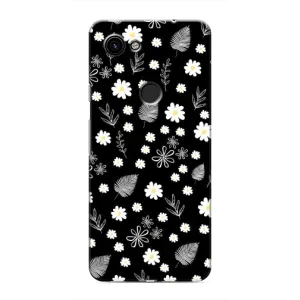 Чохли з тематикою "КВІТИ" на Google Pixel 3 XL (цвітіння на чорному)