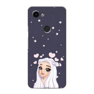 Чохол Стильні дівчата на Google Pixel 3 XL (Дівчина та серця)