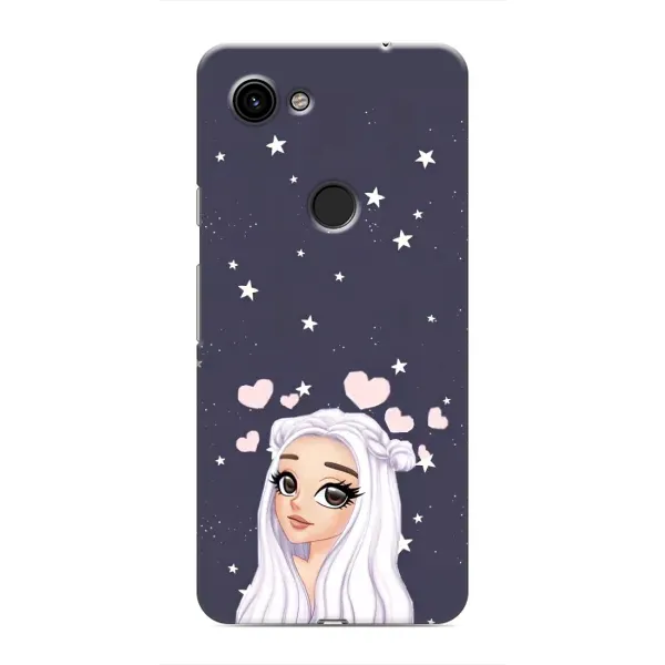 Чехол с рисунком «Девушка и сердечки» для Google Pixel 3 XL Чехол с рисунком «Девушка и сердечки» для Google Pixel 3 XL