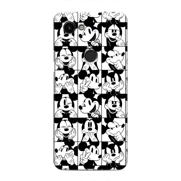 Чехол с рисунком «Коллаж Микки Маус» для Google Pixel 3 XL
