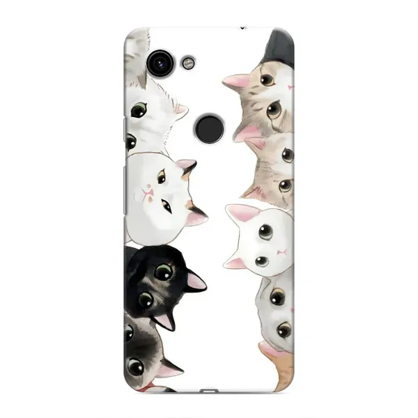 Чехол с рисунком «Коты» для Google Pixel 3 XL