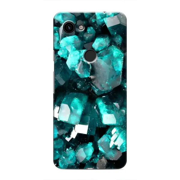 Чехол с рисунком «Кристалы» для Google Pixel 3 XL