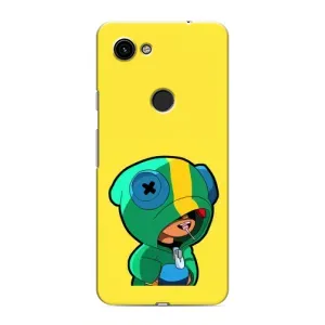 Чехол Бравл Старс для Google Pixel 3 XL (Леон (LEON))