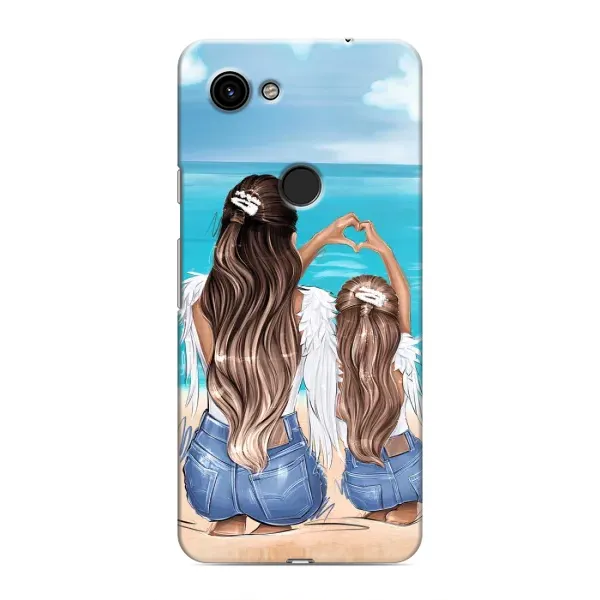Чехол с рисунком «Мама и дочь» для Google Pixel 3 XL Чехол с рисунком «Мама и дочь» для Google Pixel 3 XL