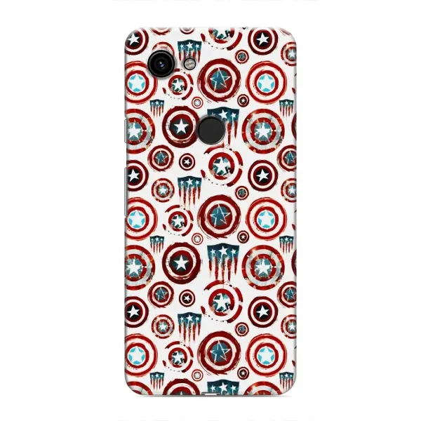 Чохол з малюнком «Марвел щити» для Google Pixel 3 XL Чохол з малюнком «Марвел щити» для Google Pixel 3 XL