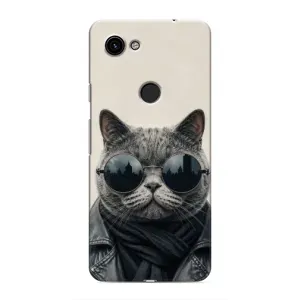Чехол на тематику: Коты для Google Pixel 3 XL (Модный кот)