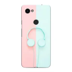 Девчачий Чехол для Google Pixel 3 XL (Наушники)