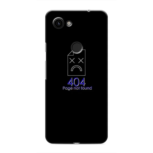 Чохол з малюнком «Помилка 404» для Google Pixel 3 XL Чохол з малюнком «Помилка 404» для Google Pixel 3 XL