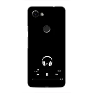 Чехол с картинками на черном фоне для Google Pixel 3 XL (Плеер)