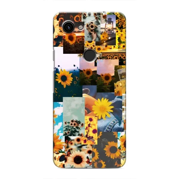 Чехол с рисунком «Подсолнуховый дизайн» для Google Pixel 3 XL Чехол с рисунком «Подсолнуховый дизайн» для Google Pixel 3 XL