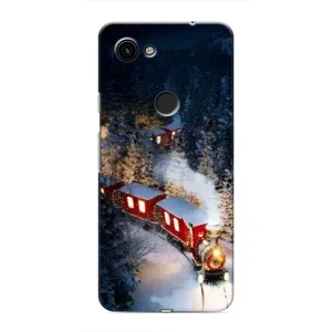 Силіконовий бампер на різдво для Google Pixel 3 XL (Потяг)