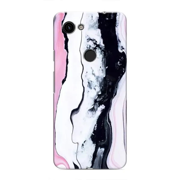 Чехол с рисунком «Розовый мрамор» для Google Pixel 3 XL
