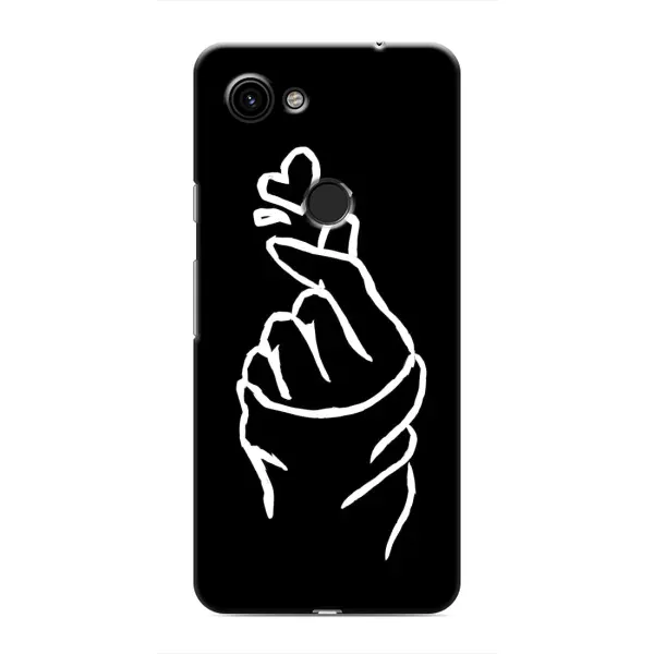 Чехол с рисунком «Сердце на черном» для Google Pixel 3 XL Чехол с рисунком «Сердце на черном» для Google Pixel 3 XL