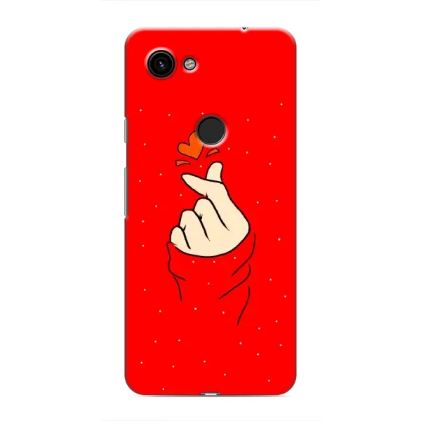 Чехол с рисунком «Сердце на красном» для Google Pixel 3 XL Чехол с рисунком «Сердце на красном» для Google Pixel 3 XL