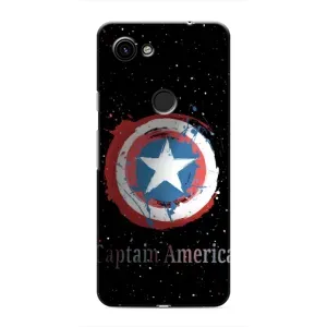 Чехол с Щитом Капитана Америки на Google Pixel 3 XL (Щит Капитана)