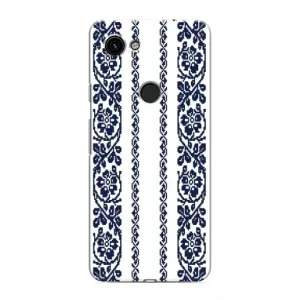 Силіконовый Чохол на Google Pixel 3 XL з картинкой Вишиванки (Синя вишиванка)