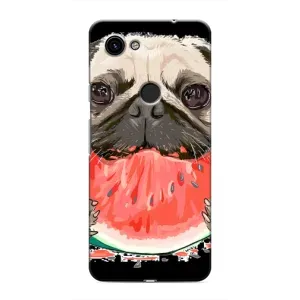 Чохол (ТПУ) Милі песики для Google Pixel 3 XL (Смішний Мопс)