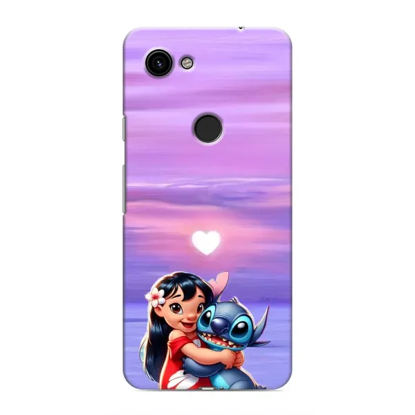 Чехол с рисунком «Стич и Лило» для Google Pixel 3 XL