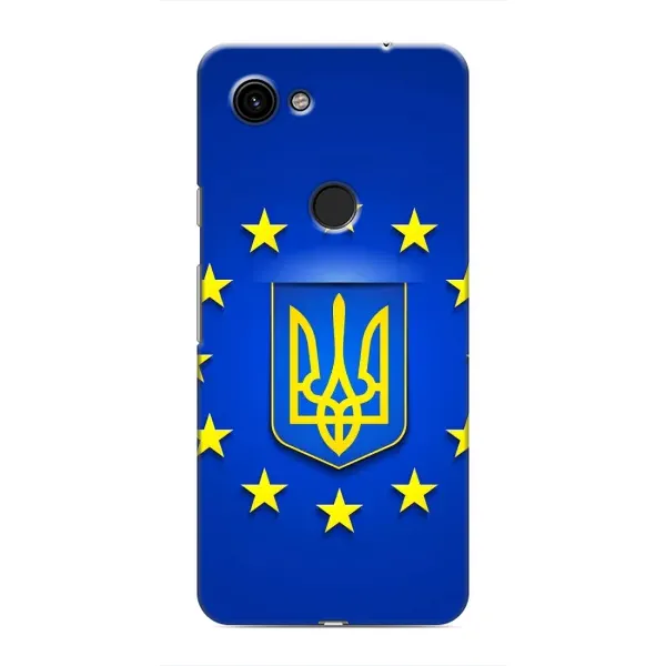 Чехол с рисунком «Украина это Европа» для Google Pixel 3 XL Чехол с рисунком «Украина это Европа» для Google Pixel 3 XL