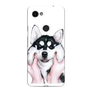 Бампер для Google Pixel 3 XL з картинкою "Песики" (Собака Хаскі)
