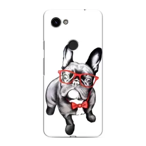 Бампер для Google Pixel 3 XL з картинкою "Песики" (В окулярах)