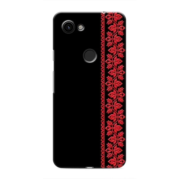 Чехол с рисунком «Вышиванка на черном» для Google Pixel 3 XL Чехол с рисунком «Вышиванка на черном» для Google Pixel 3 XL