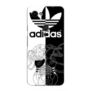 Чохол с стилі "Адідас" для Гугл Піксель 3а ХЛ (Adidas шнурки)