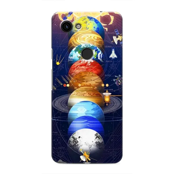 Чехол с рисунком «Арт планети» для Google Pixel 3a XL Чехол с рисунком «Арт планети» для Google Pixel 3a XL