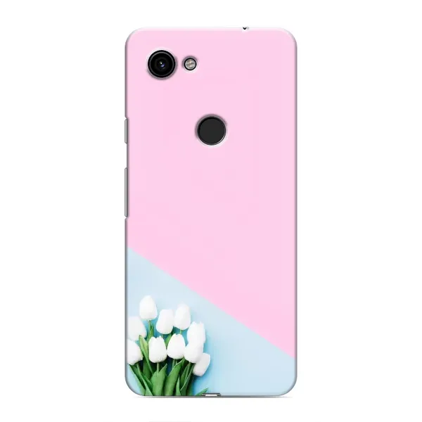Чехол с рисунком «Белые тюльпаны» для Google Pixel 3a XL Чехол с рисунком «Белые тюльпаны» для Google Pixel 3a XL
