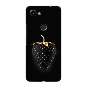 Чехол с изображением  вкусной еды для Google Pixel 3a XL (Чёрная клубника)