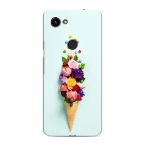 Чохли з тематикою "КВІТИ" на Google Pixel 3a XL (Квітка-морозиво)