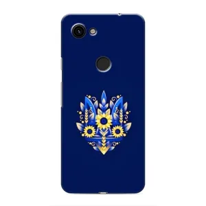 Чохол Укр Символіка для Google Pixel 3a XL (Квітучий Герб)