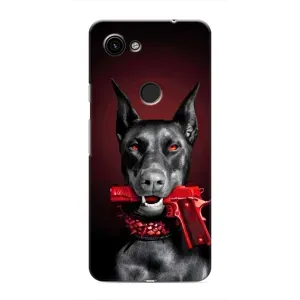 Чохол ДОБЕРМАН  для Google Pixel 3a XL (Доберман злий)