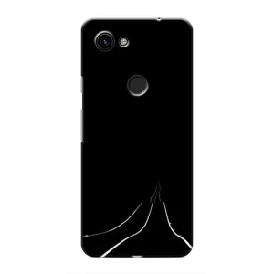 Чехол с картинками на черном фоне для Google Pixel 3a XL (Дорога)