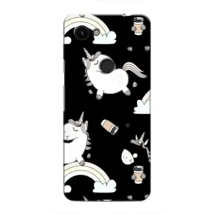 Чохол Unicorn на Google Pixel 3a XL (Єдинорог з кавою)