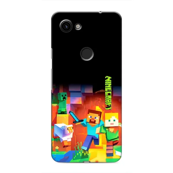 Чехол с рисунком «Герой Майнкрафт» для Google Pixel 3a XL