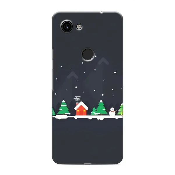 Чехол с рисунком «Город зимний» для Google Pixel 3a XL Чехол с рисунком «Город зимний» для Google Pixel 3a XL