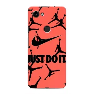 Силиконовый Чехол Nike Air Jordan на Гугл Пиксель 3а ХЛ