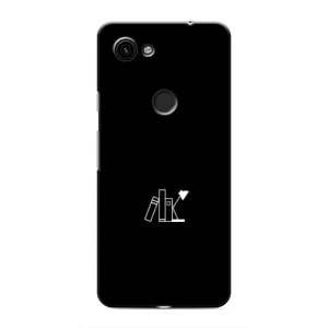 Чехол с картинками на черном фоне для Google Pixel 3a XL (Книжки)