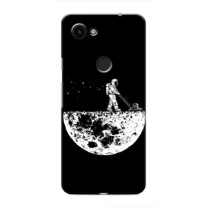 Силиконовый Чехол с принтом "Космонавты" на Google Pixel 3a XL (Космонавт)