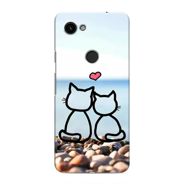 Чехол с рисунком «Котейки» для Google Pixel 3a XL Чехол с рисунком «Котейки» для Google Pixel 3a XL