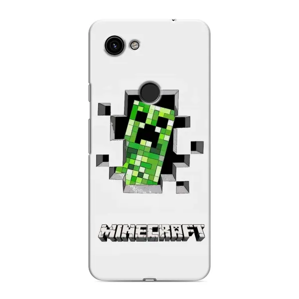 Чехол с рисунком «Крипер» для Google Pixel 3a XL
