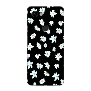 Чехол с ромашками на Google Pixel 3a XL (Маленькие ромашки)