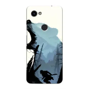 Силіконовий бампер з картинкою звірів для Google Pixel 3a XL