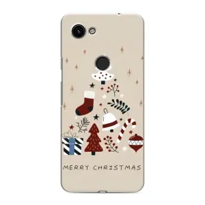 Чехол Санта Клаус для Google Pixel 3a XL (Merry Christmas)