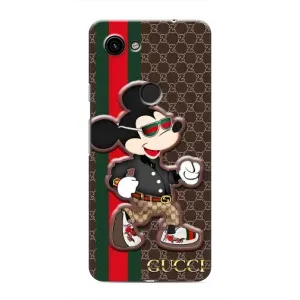 Чехлы Бренд GUCCI для Google Pixel 3a XL (Маус Гуччи)