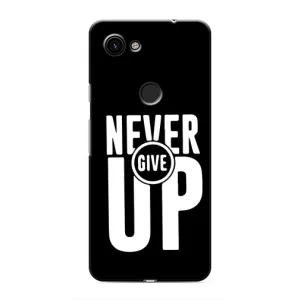 Силіконовый Чохол на Google Pixel 3a XL з картинкою НАЙК (Never Give UP)