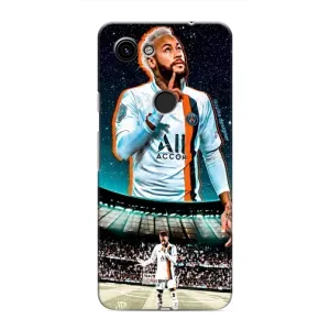 Силиконовый Чехол Google Pixel 3a XL (Неймар ПСЖ)