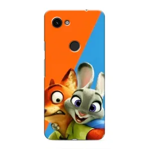 Чехлы ЗВЕРОПОЛИС для Google Pixel 3a XL (Ник и Хопс)